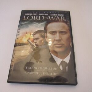 Lord of War DVD Nicolas Cage Jared Leto Ethan Hawke 2005 Full Screen Crime Movie
